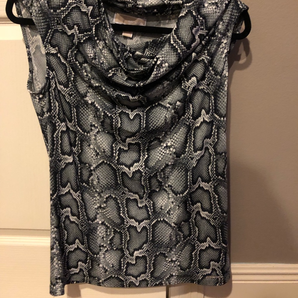 Michael by Michael Kors Snakeskin print blouse